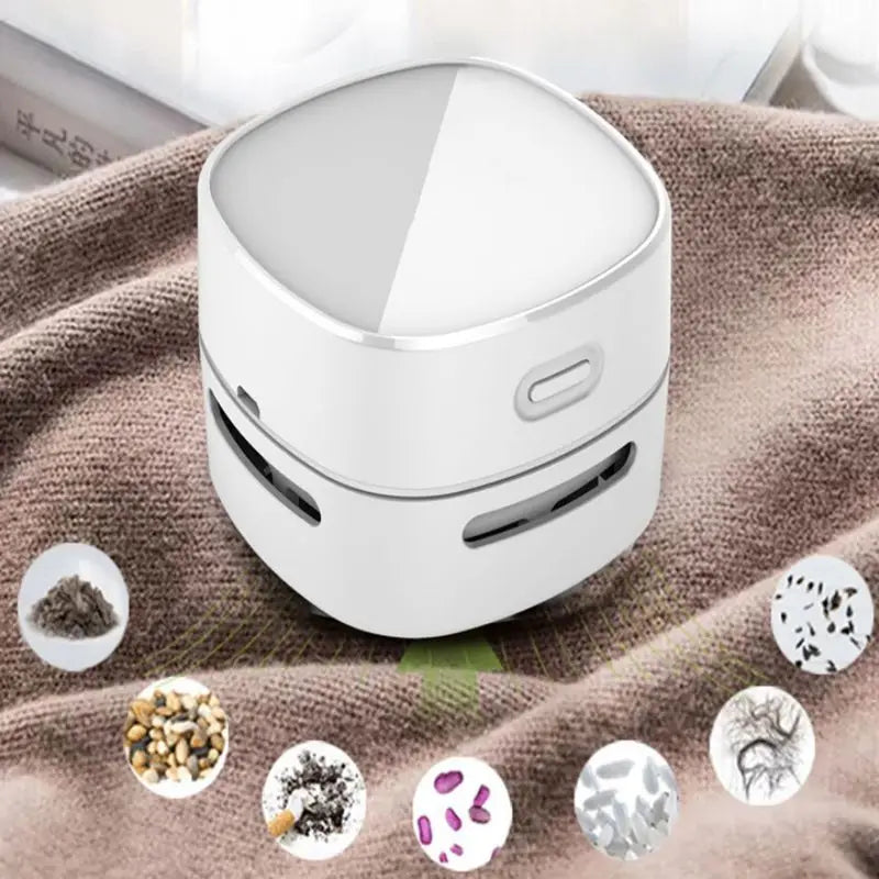 Mini Wireless Desktop Vacuum Cleaner – Portable Cordless Desk & Car Cleaner