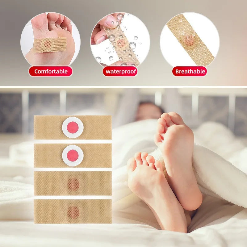 24Pcs Foot Care Corn Pads – Softening Plasters for Callus & Hard Skin Relief