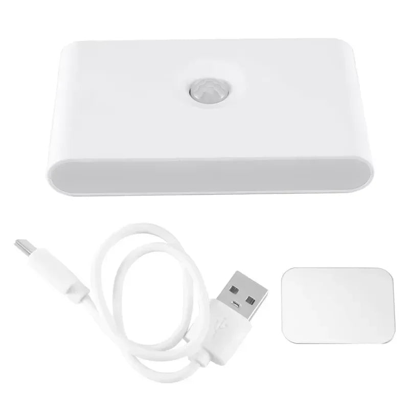 Motion Sensor LED Night Light – Wireless Rechargeable Wall Light for Bedroom, Hallway & Bathroom