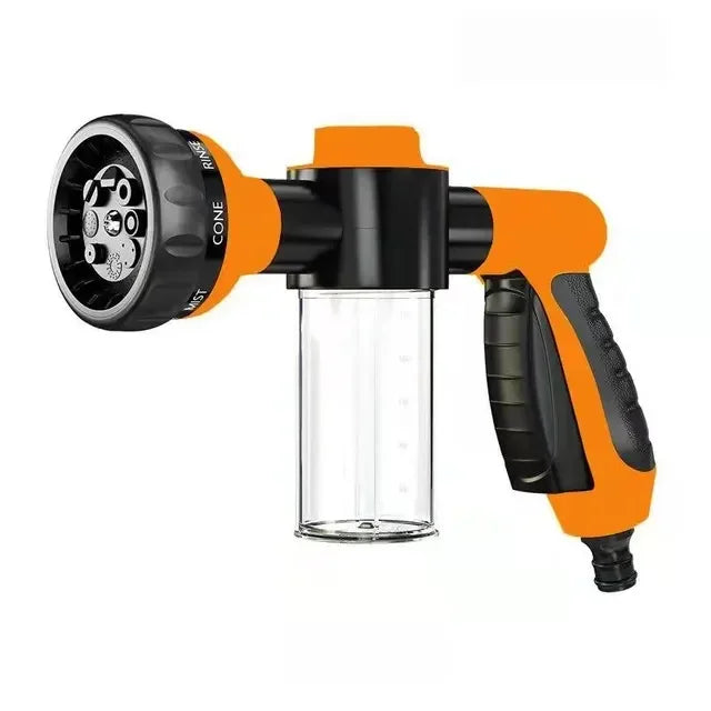 8-in-1 High-Pressure Foam Spray Gun – Car Wash, Garden & Multi-Purpose Hose Nozzle