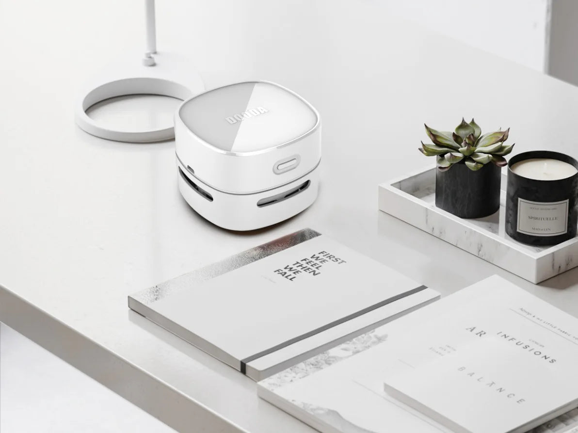 Mini Wireless Desktop Vacuum Cleaner – Portable Cordless Desk & Car Cleaner