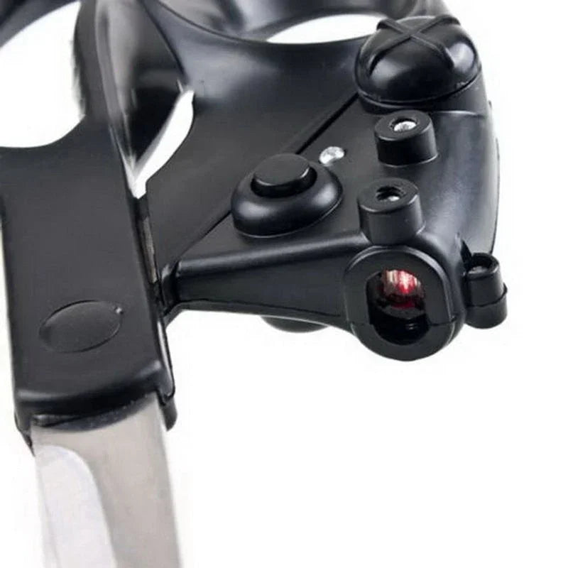 Close-up of a black bicycle handlebar with control buttons on a white background