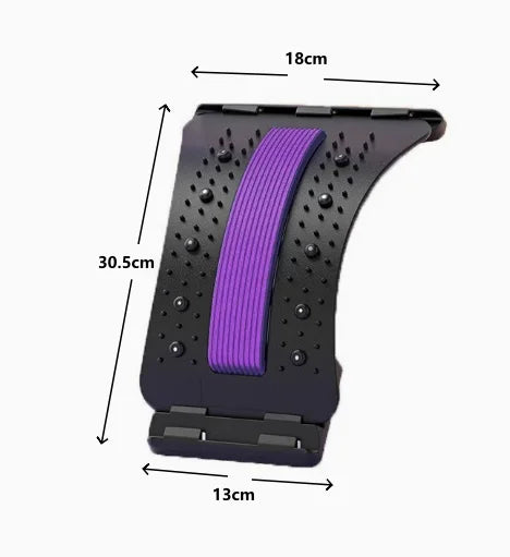 Lumbar Back Stretcher – Multi-Level Back Cracker for Pain Relief & Posture Support