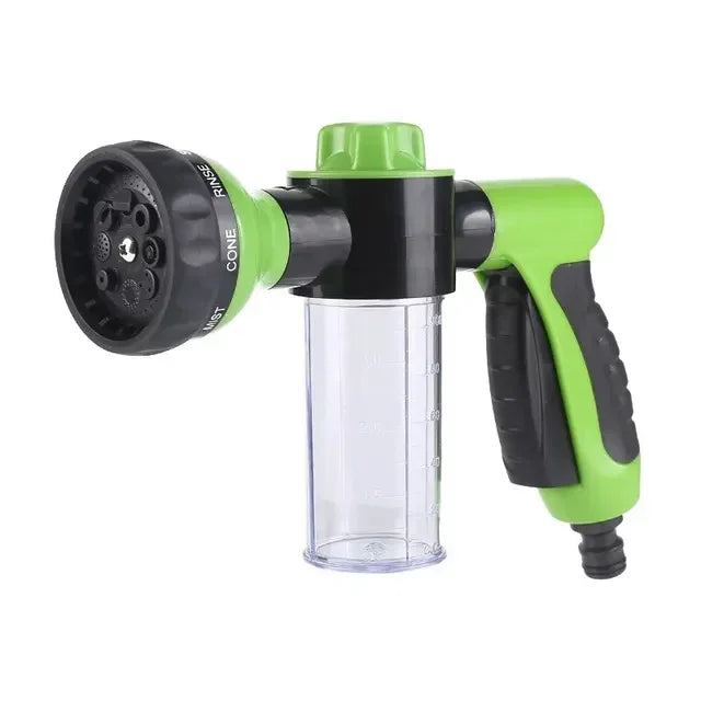 8-in-1 High-Pressure Foam Spray Gun – Car Wash, Garden & Multi-Purpose Hose Nozzle