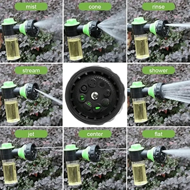 8-in-1 High-Pressure Foam Spray Gun – Car Wash, Garden & Multi-Purpose Hose Nozzle